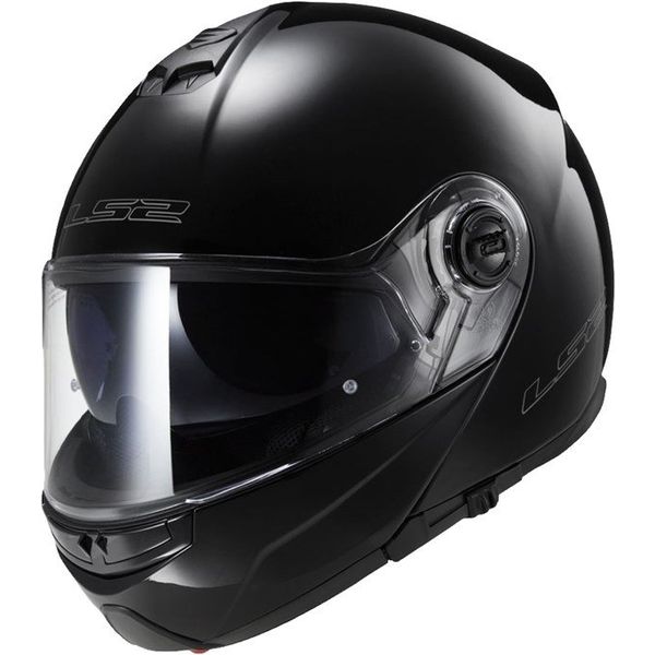 LS2 FF325 Strobe Çene Açılır Siyah Motosiklet Kaskı