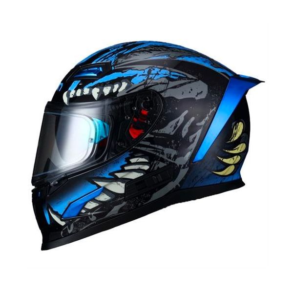 Sway 817 Blue Beast Full Face Mavi Motosiklet Kaskı