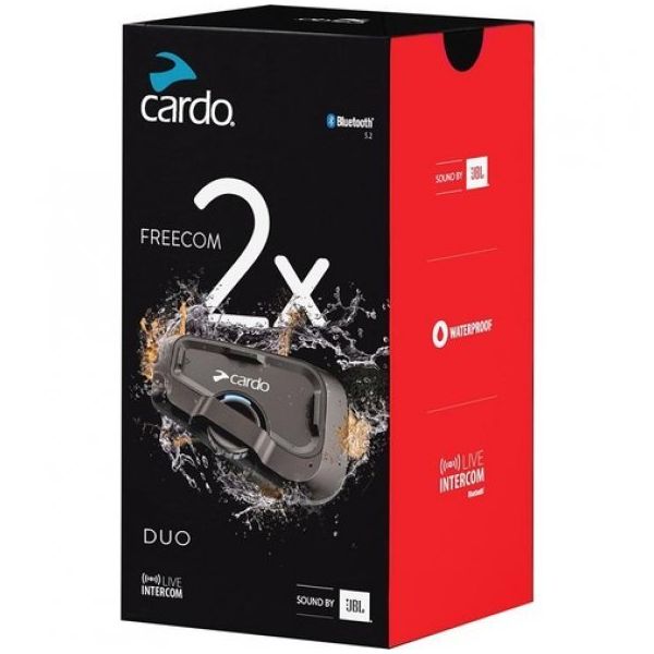 Cardo Freecom 2X Bluetooth ve Intercom İkili Paket