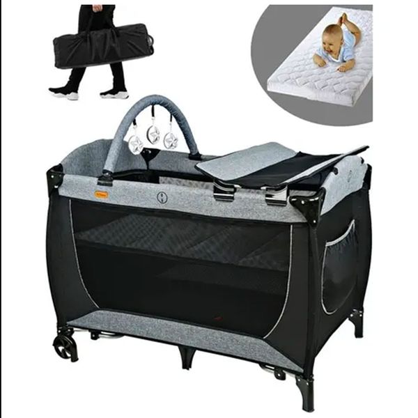Baby Home 560 Golite 70x110 cm Gri Bebek Oyun Parkı Park Yatak