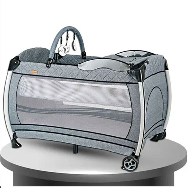 Baby Home 600 Nanny Gri Bebek Oyun Parkı Park Yatak