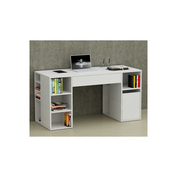 Dekorister 8681506224347 Beyaz Çalışma Masası