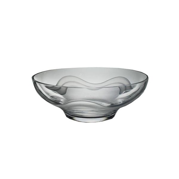 Paşabahçe 18168 El İmalatı Beyaz Dalgalı Kristal Kase