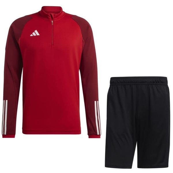 Adidas HI3050 Kırmızı Tiro23 C TR Top Uzun Kollu Erkek Futbol Antrenman Üstü