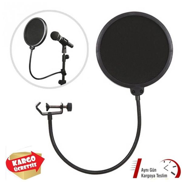 Lastvoice PS-01 Stüdyo Pop Filtre Çift Katman Pop Filter