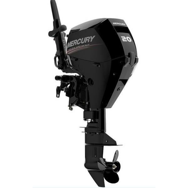 Mercury F20ELHPT 20 Hp Uzun Şaft Manuel Marşlı Trimli Deniz Motoru