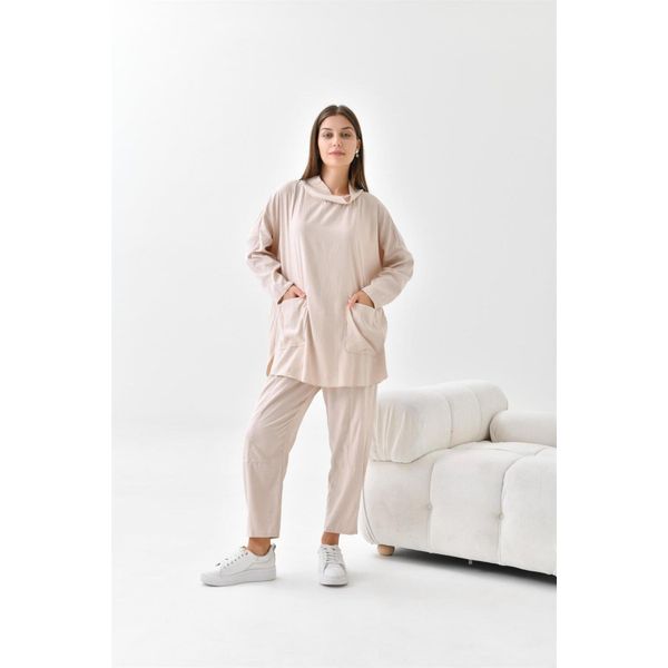 Ftz Women 30508 Beige Kadın Takım