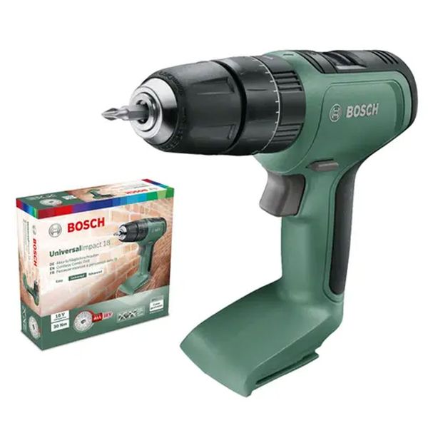 Bosch UniversalImpact 18 Solo Akülü Darbeli Matkap