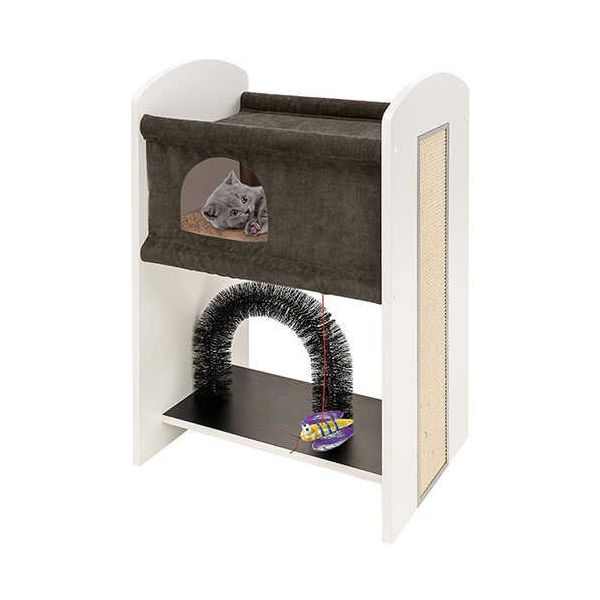 Ferplast Cat Tree Leo 50x37x84 cm Kedi Tırmalama ve Oyun Evi