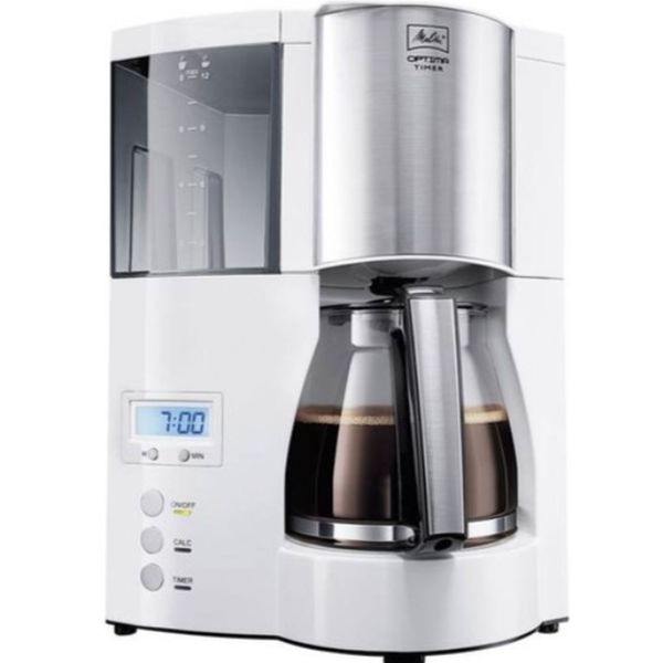 Melitta 100801 Optima Timer Beyaz Filtre Kahve Makinesi