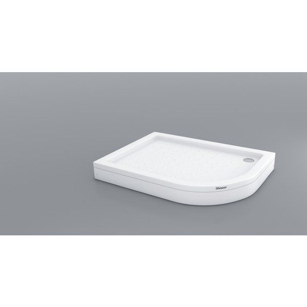 Shower Oval Asimetrik Panelli 70x100 cm Duş Teknesi