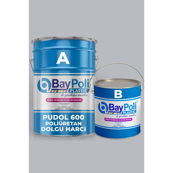 Baypoli Pudol 600 Esnek Poliüretan 10 kg Dolgu Harcı