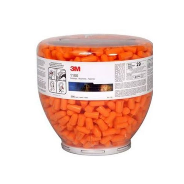 3M 1100 İpsiz Silikon 40 Adet Kulak Tıkacı