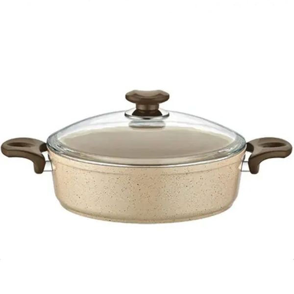 Gülsan Safran Granit 24 cm Basık Tencere