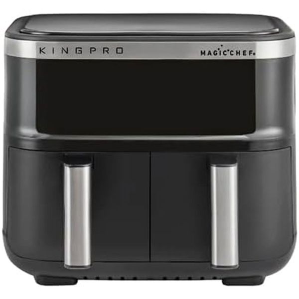 King KYF32 Pro Magicchef Plus Dual 4+4 lt Siyah Airfryer