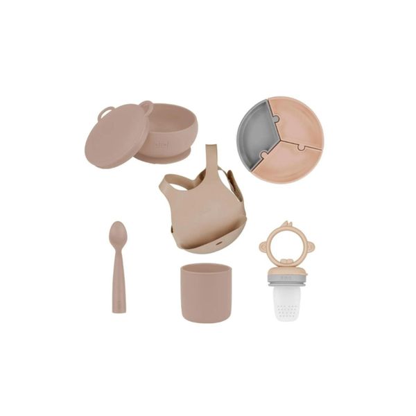 Oioi Bubble 6 Parça Beige Puzzle Mama Seti