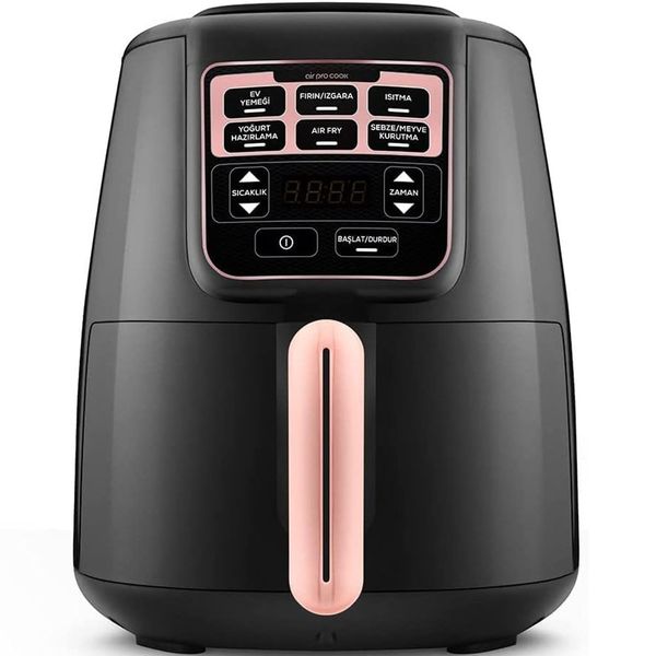Karaca Air Pro Cook XL 2 in 1 4 lt Konuşan Rose Gold Airfryer