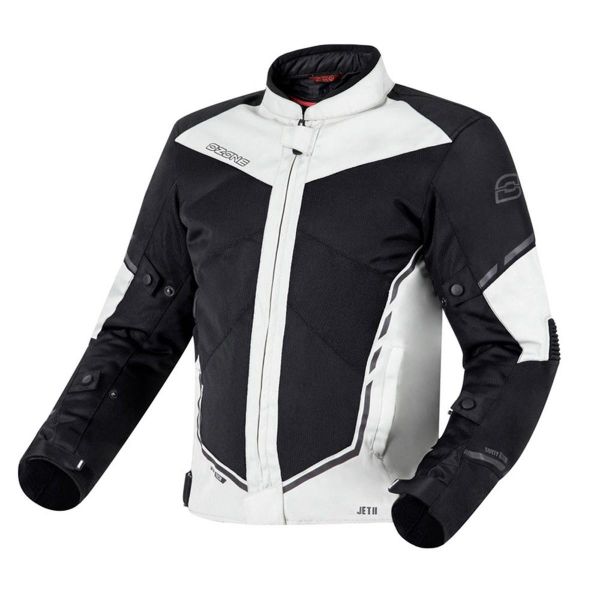 Ozone Jet II Siyah-Gri-Sarı Motosiklet Montu