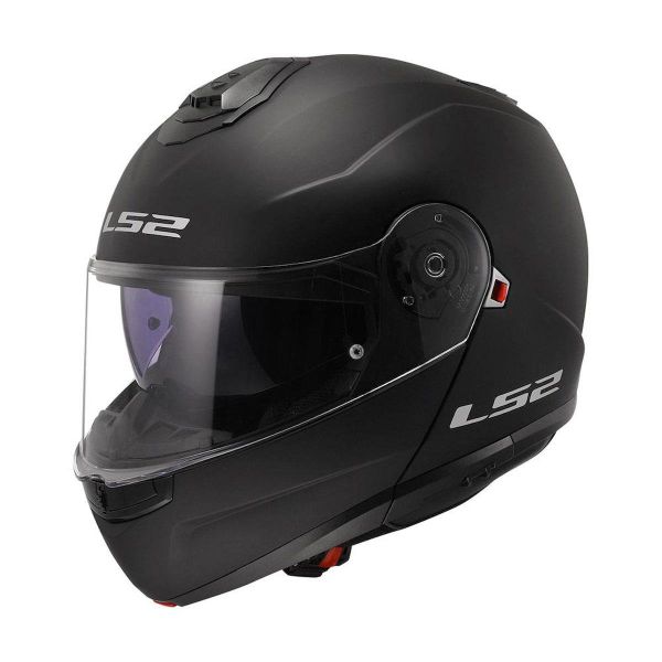 LS2 Strobe 2 Çene Açılır Beyaz Motosiklet Kaskı