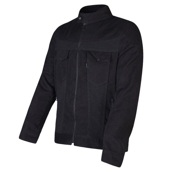 Vexo Denim Siyah Yazlık Motosiklet Montu