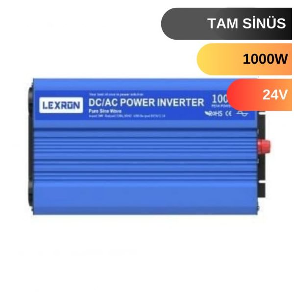 Lexron 1000W-24V Tam Sinüs Inverter