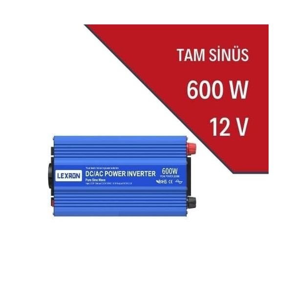 Lexron 600W-12V Tam Sinüs İnverter