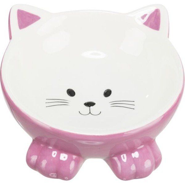 Trixie Renkli 0.15 lt 14 cm Kedi Seramik Mama ve Su Kabı