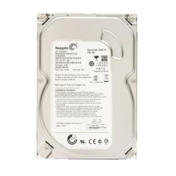 Seagate Barracuda ST250DM000 SATA 3.0 7200 RPM 3.5 250 GB Harddisk