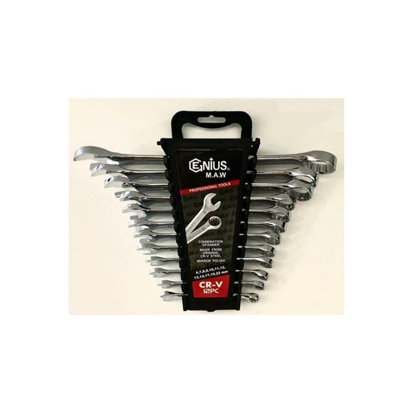 GK Tools 12'li Düz Yıldız 6x22 mm Kombine Anahtar Takımı