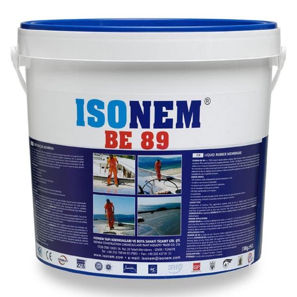 Isonem BE 89 18 kg Siyah Likit Kauçuk Membran