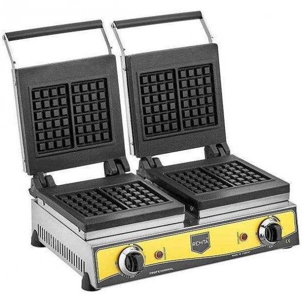 Remta Ciftli Kare Desen Waffle Makinesi
