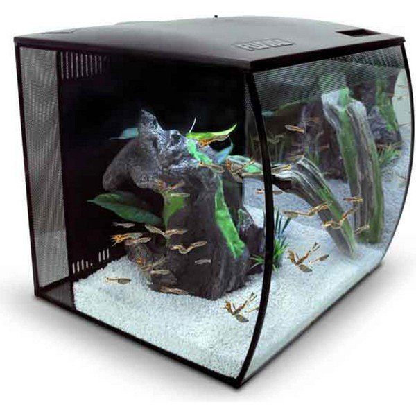 Fluval Flex Siyah 57 lt 41x39x39 cm Akvaryum
