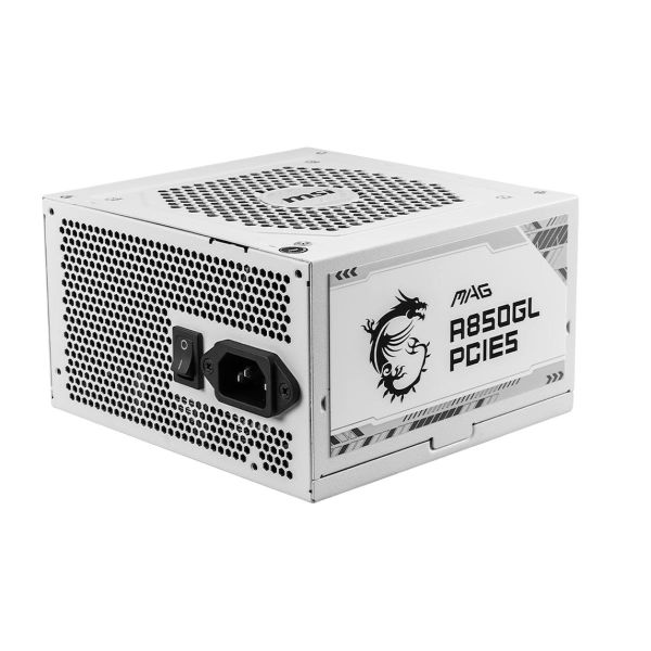MSI MAG A850GL White 850W 80 Plus Gold 120 mm Power Supply