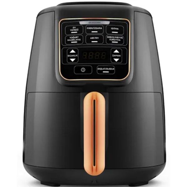Karaca Air Pro Cook XL 2 in 1 Konuşan 4 lt Black Copper Airfryer