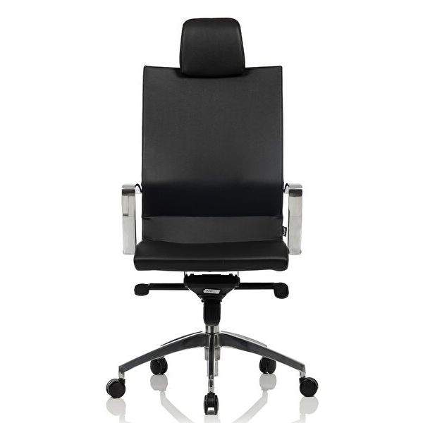 Bürosit Omega 9 Başlıklı Siyah Yönetici Koltuğu