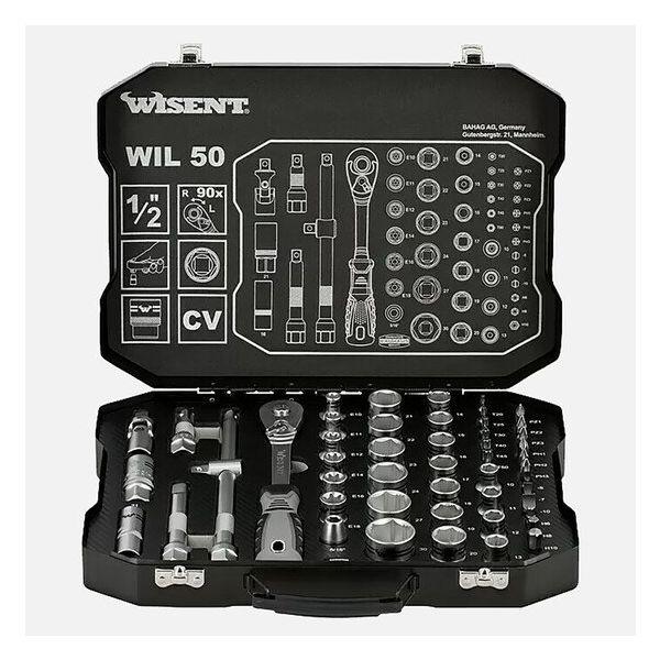 Wisent WİL 50 1/2 DR 50 Parça Lokma Anahtar Set