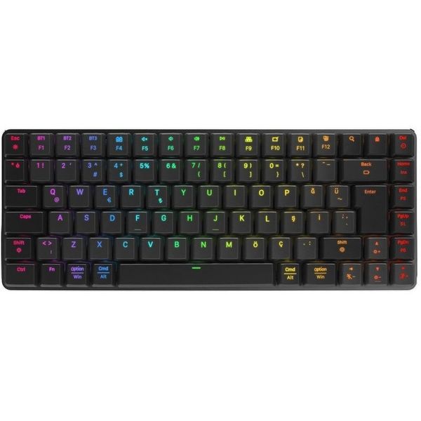 Rampage W-Granite Low Profile Mavi Switch Q RGB Mekanik Oyuncu Klavyesi