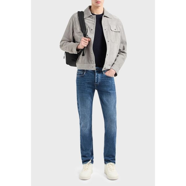 Emporio Armani 3D1J75 1D01Z 0942 Lacivert Erkek Kot Pantolon