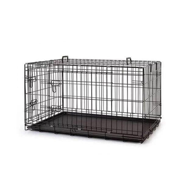 Aqua Boutique Siyah 91x61x66 cm Metal Kedi ve Köpek Kafesi