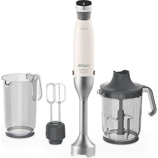 Arzum AR1114-B Beyaz Technoart Maxi Neo Blender Seti