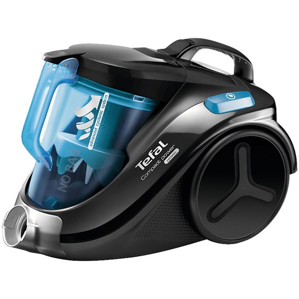 Tefal TW3751 Compact Power Cyclonic Mavi Toz Torbasiz Elektrikli Supurge