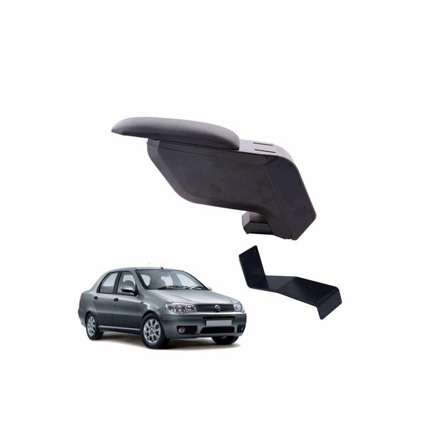 3 Tıkla Fiat Albea 2007 Siyah Delmesiz Çelik Ayaklı Kol Dayama Kolçak