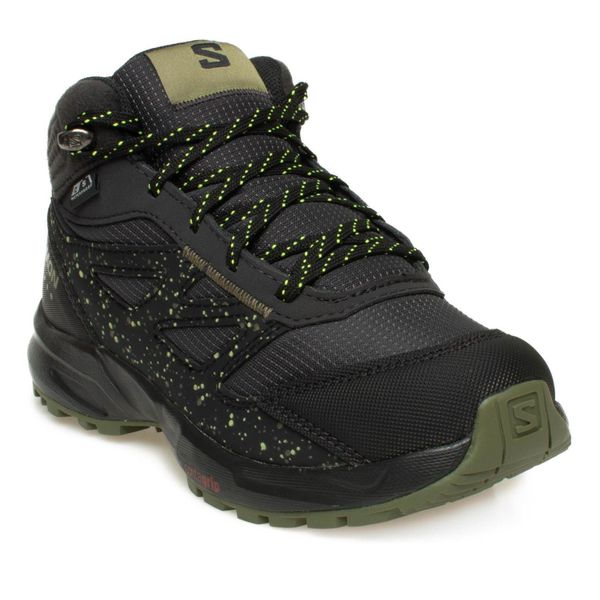Salomon 472835 Outway Mid CSWP Junior Siyah Çocuk Ayakkabı