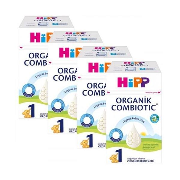Hipp 1 Combiotic 600 gr X 4 Adet Organik Bebek Sütü