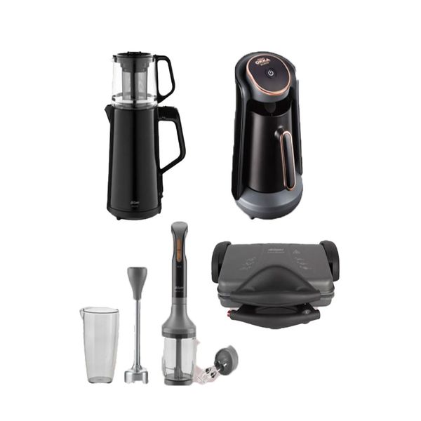 Arzum AR9027PRO Blackline Eco Çeyiz Set Siyah