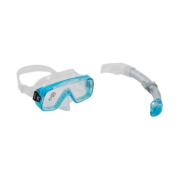 Cressi Sirena Blue Clear Maske ve Mexico Şnorkel Set