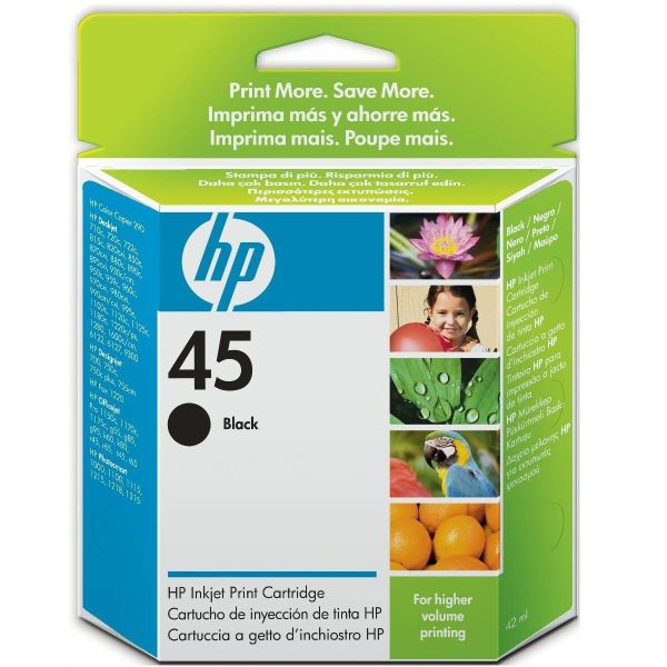 HP 51645AE 45 Siyah Mürekkep Kartuşu-