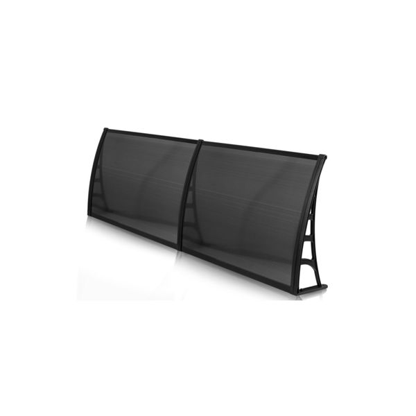 Gardenplast Lotus 70x240 Siyah Kapı Pencere Üstü Pratik Sundurma