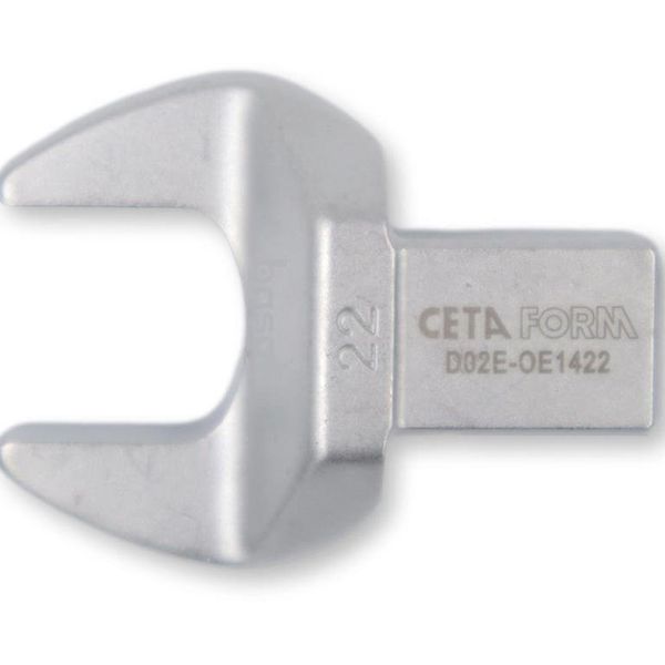 Ceta Form D02E-OE1422 22 mm Açık Ağız 14X18 mm Tork Anahtar Ucu