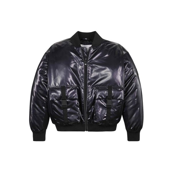 Calvin Klein IB0IB019040H8 Siyah Erkek Çocuk Mont